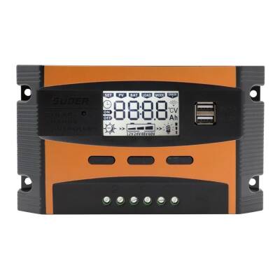 SUOER ST-C1210 12 VOLT - 24 VOLT - 10 AMPER DİJİTAL OTOMATİK SOLAR ŞARJ REGÜLATÖRÜ - 1