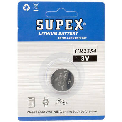 SUPEX CR2354 3 VOLT LİTYUM PİL (TEKLİ) - 1