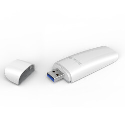 TENDA U18 AX1800 WIFI 6 DUAL BAND 1600 MBPS KABLOSUZ USB ADAPTÖR - 1