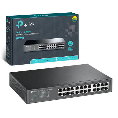 TP-LINK TL-SG1024D 24 PORT 10/100/1000 MBPS GIGABIT SWITCH - 1