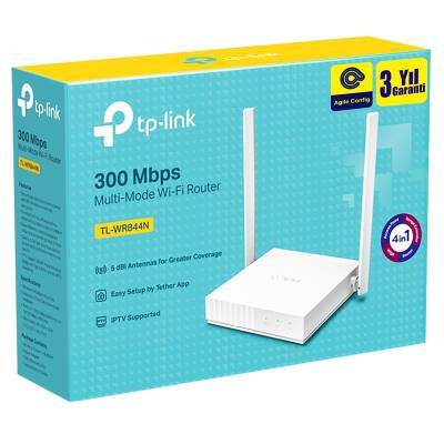 TP-LINK TL-WR844N 300MBPS 5DBI MULTI-MODE WIFI ROUTER (AGILE CONFIG) - 3