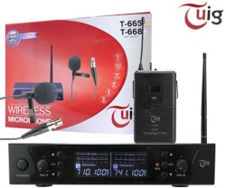 TUIG T-665 1 YAKA KABLOSUZ UHF DIGITAL TELSİZ MİKROFON - 1