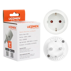 UCOMEN PA-GEBA-01SW 10 AMPER WIFI TUYA DESTEKLİ AKILLI PRİZ - 3