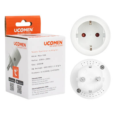 UCOMEN PA-GEBA-01SW 10 AMPER WIFI TUYA DESTEKLİ AKILLI PRİZ - 3