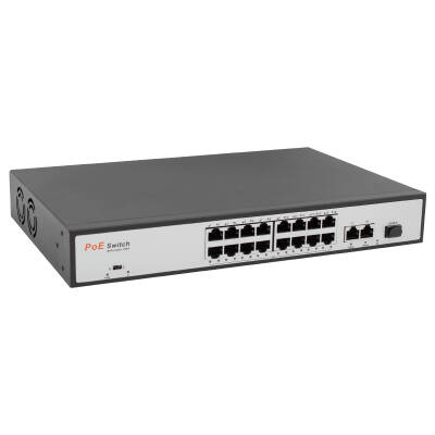 URANIUM POE-1621SFP 2X GIGABIT UPLINK 1X SFP 16 PORT 10/100 MBPS 200 WATT POE SWITCH - 1