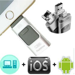 USB STORER 8 GB IPHONE OTG FLASH BELLEK * IOS/ANDROID/WINDOWS MOBILE - 1