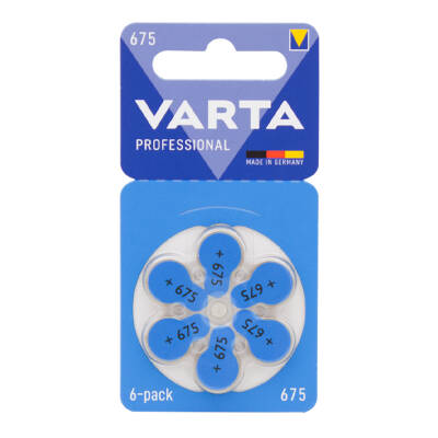 VARTA 675 NO KULAKLIK PİLİ (6LI PAKET) - 1