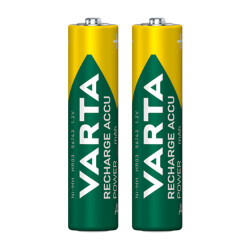 VARTA NI-MH 1.2 VOLT - 800 MAH HR03 AAA ŞARJLI 2Lİ İNCE KALEM PİL - 2