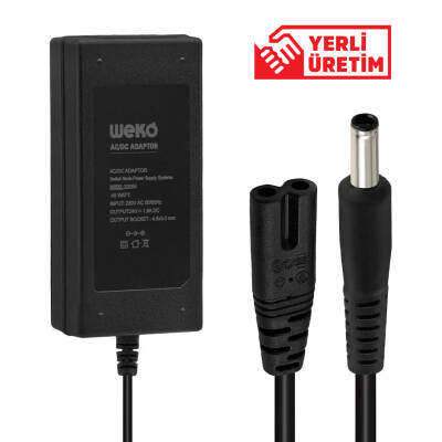 WEKO 24 VOLT - 1.9 AMPER 4.5*3.0 UÇLU YERLİ ÜRETİM NOTEBOOK ADAPTÖR - 1