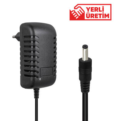 WEKO 7.8 VOLT - 1 AMPER 4.0*1.7 UÇLU KIRMIZI YEŞİL LEDLİ YERLİ ÜRETİM PRİZ TİPİ ŞARJ ADAPTÖRÜ - 2