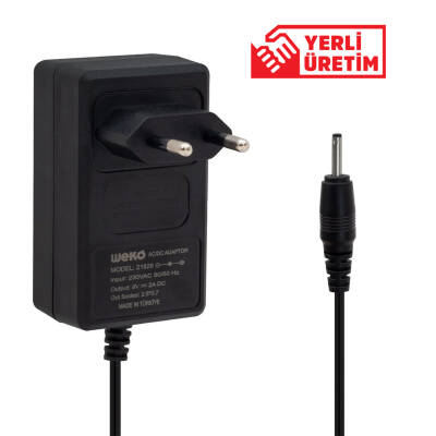 WEKO 9 VOLT - 2 AMPER İNCE 2.5*0.7 UÇ YERLİ ÜRETİM TABLET PC ADAPTÖRÜ - 1