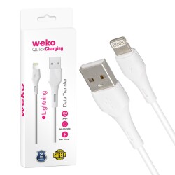 WEKO WK-22019 USB TO LIGHTNING 1 MT ŞARJ KABLOSU KUTULU (NO:5) - 1