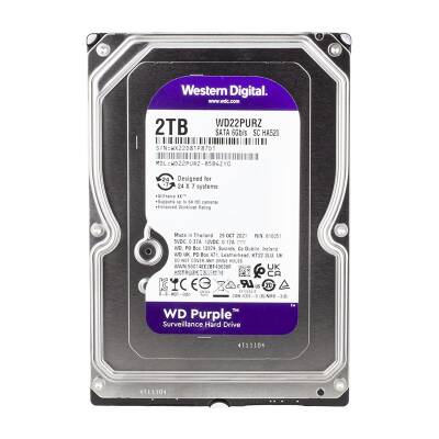 WESTERN DIGITAL PURPLE WD23PURZ 2 TB SATA 6GB/S 7/24 GÜVENLİK HARDDİSK - 1